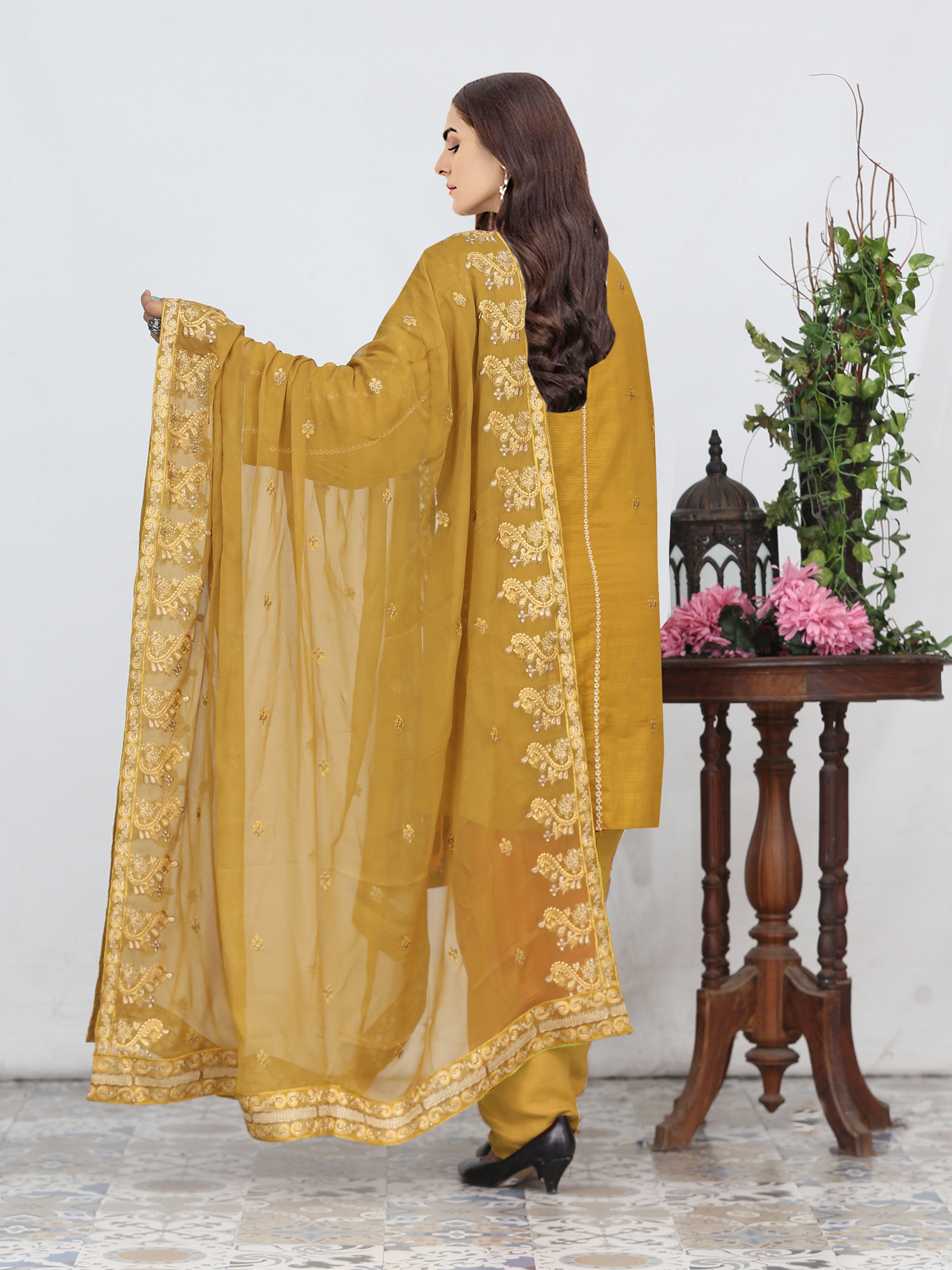 RONAQ DG-831A  ( Unstiched KARANDI Collection)